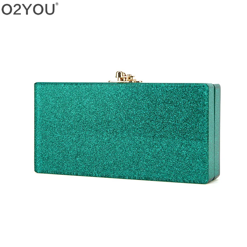 

Green Glitter Acrylic evening Women messenger bags Clutch BagTransparent Pearl white Perspex Clutch Evening Handbag Acrylic Bag