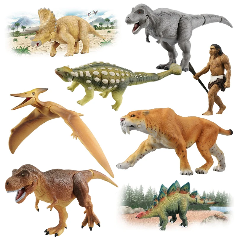 

TAKARA TOMY Anlia, Имитация Динозавра, животное, ранкилозавр, двойной лист дракона, тираннозавр, Раптор