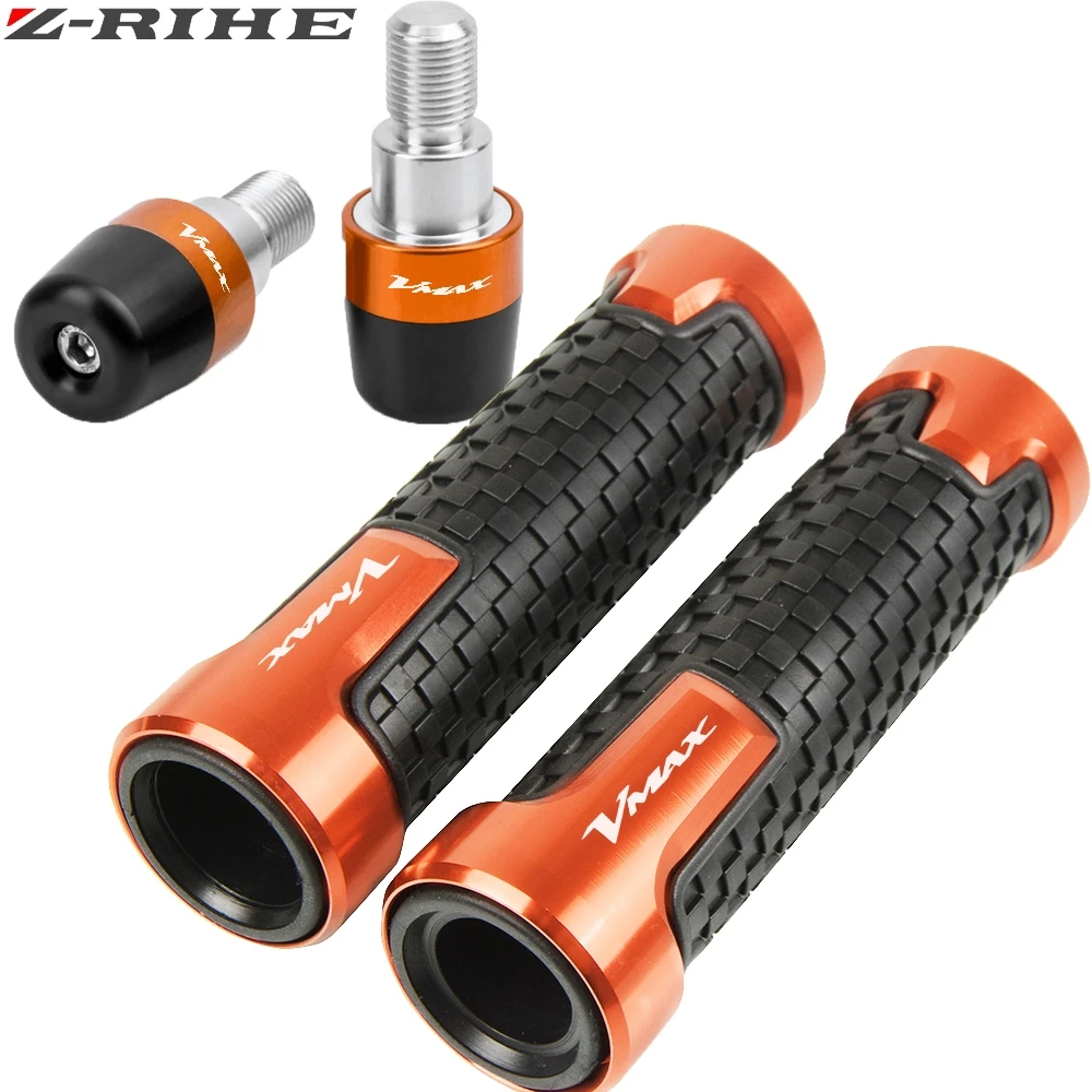 Мотоциклетные ручки руля с ЧПУ наконечники заглушка слайдер ручка для Yamaha V-MAX VMAX