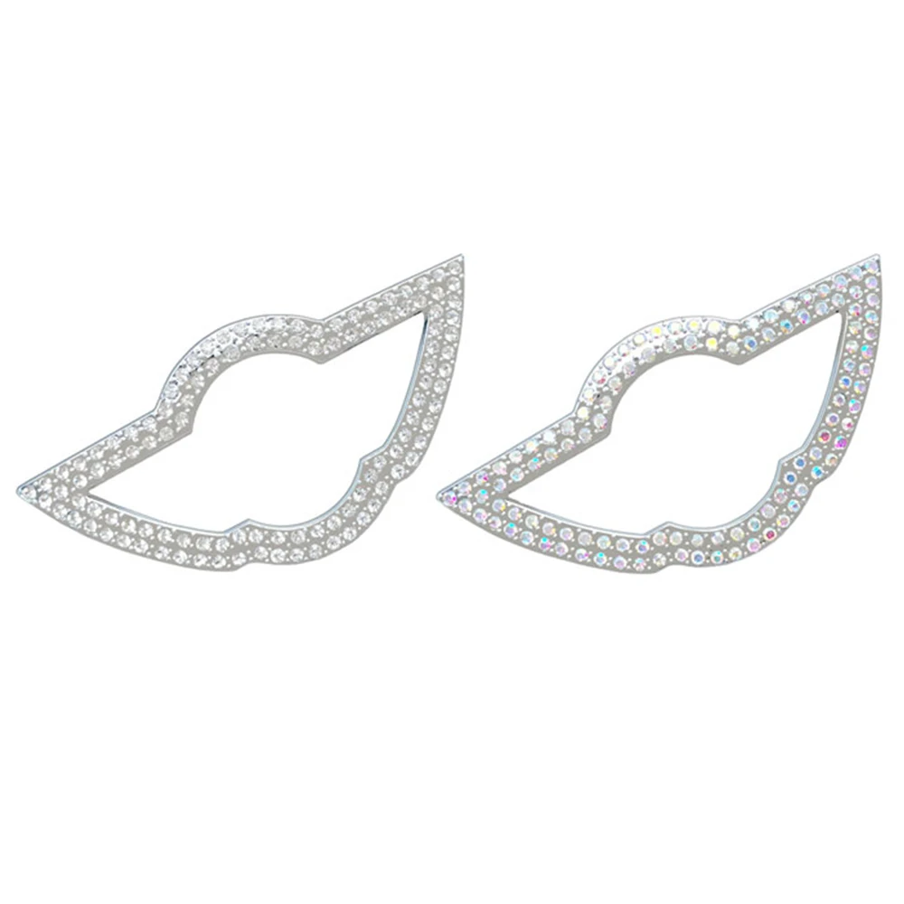 

For Mini Cooper F56 F55 R56 R57 R61 R60 Countryman Clubman Car Steering Wheel Crystal Diamond Sticker Rhinestone Metal Decals 3D
