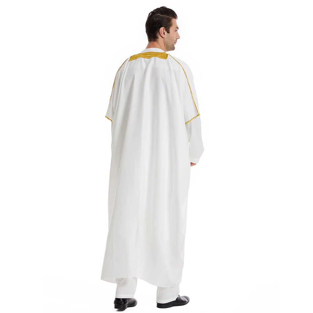 Кимоно мусульманское мужское саудовская абайя платье в стиле ислама и