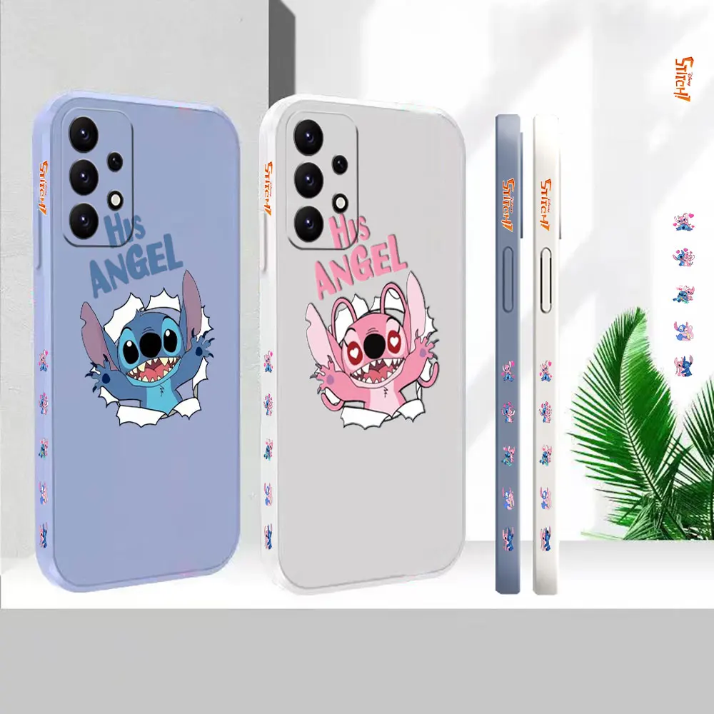 

Funny Cute Lilo & Stitch Angel Anime For Samsung A91 A73 A72 A71 A53 A52 A51 A42 A33 A32 A31 A23 A22 A21S A13 A12 A02S AO3S Case