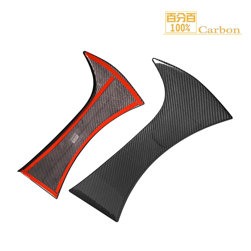 Сухой углеродный передний бампер боковое крыло плавники крышки отделка для Toyota