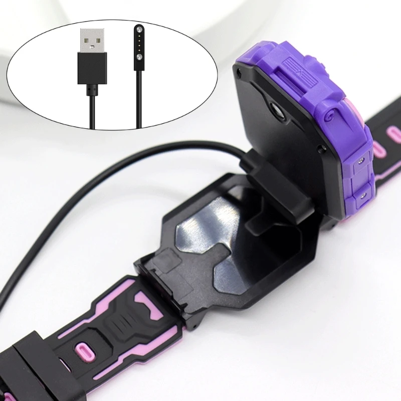 

Magnetic USB Charging Cable Portable Charge Adapter Line 4pin 9mm 3.0 Space for JEEP P03/MT1 Smartwatch Dock Power Supply Cord