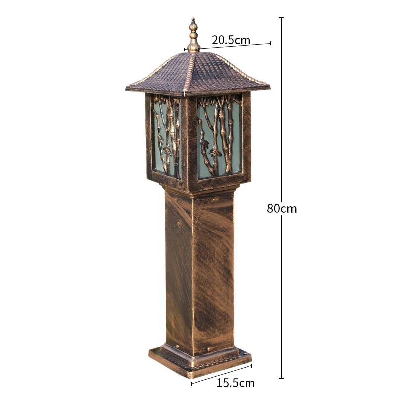 Водонепроницаемый садовый фонарь Ландшафтная лампа для ворот колонны патио