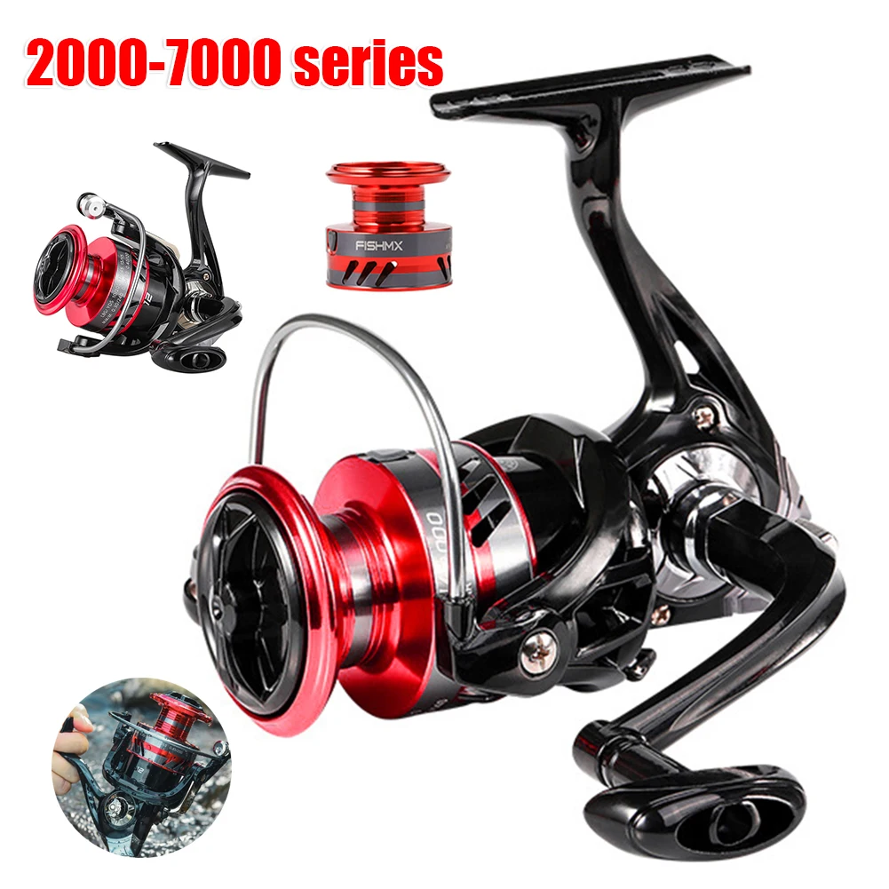 

Fishing Spinning Reel MQ2000-7000 Fishing Reel Metal Spool 8KG Max Drag 5.2:1 Ratio Foldable Handle Carp Saltwater Fishing Reel