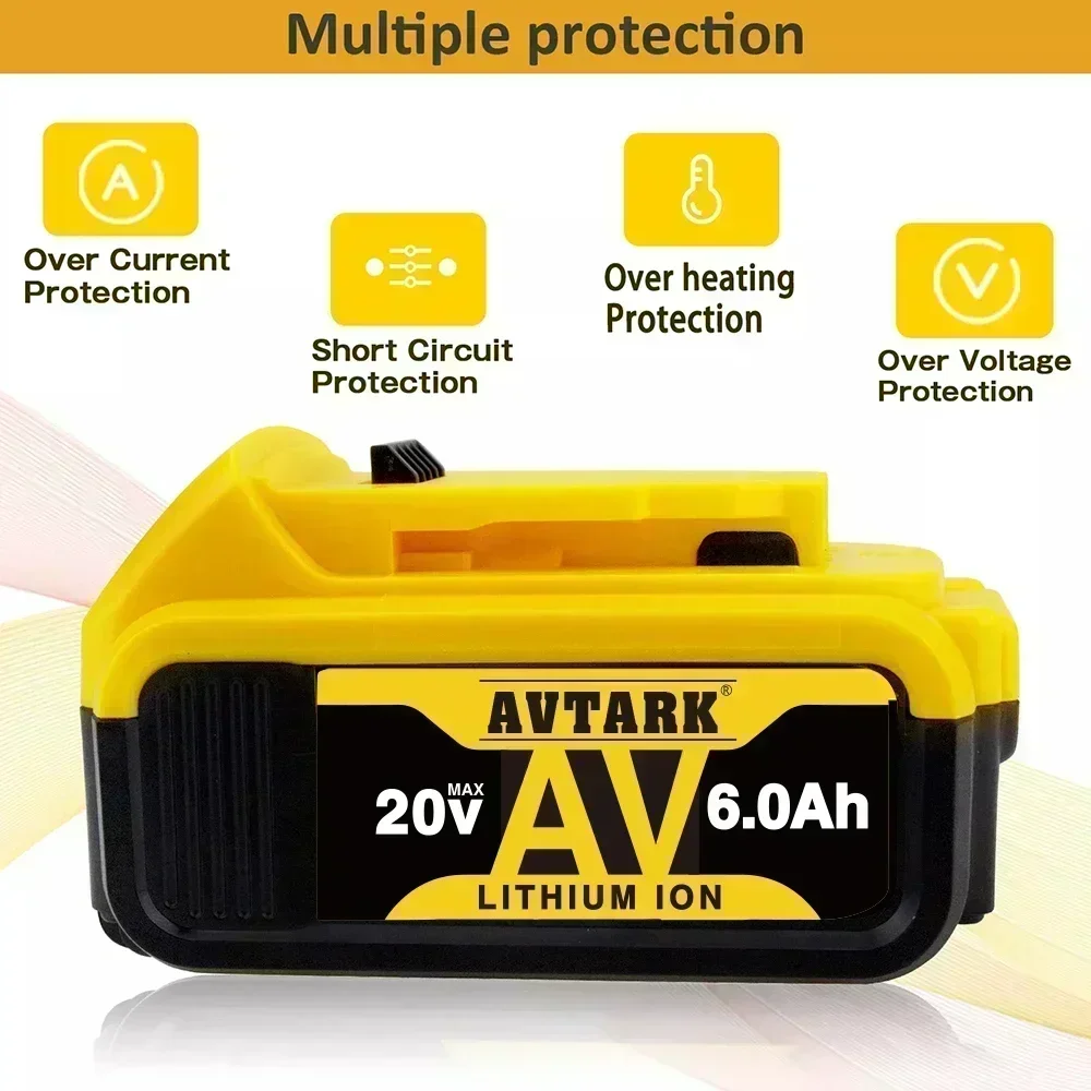 Литий-ионный аккумулятор для DeWalt DCB205 DCB201 DCB203