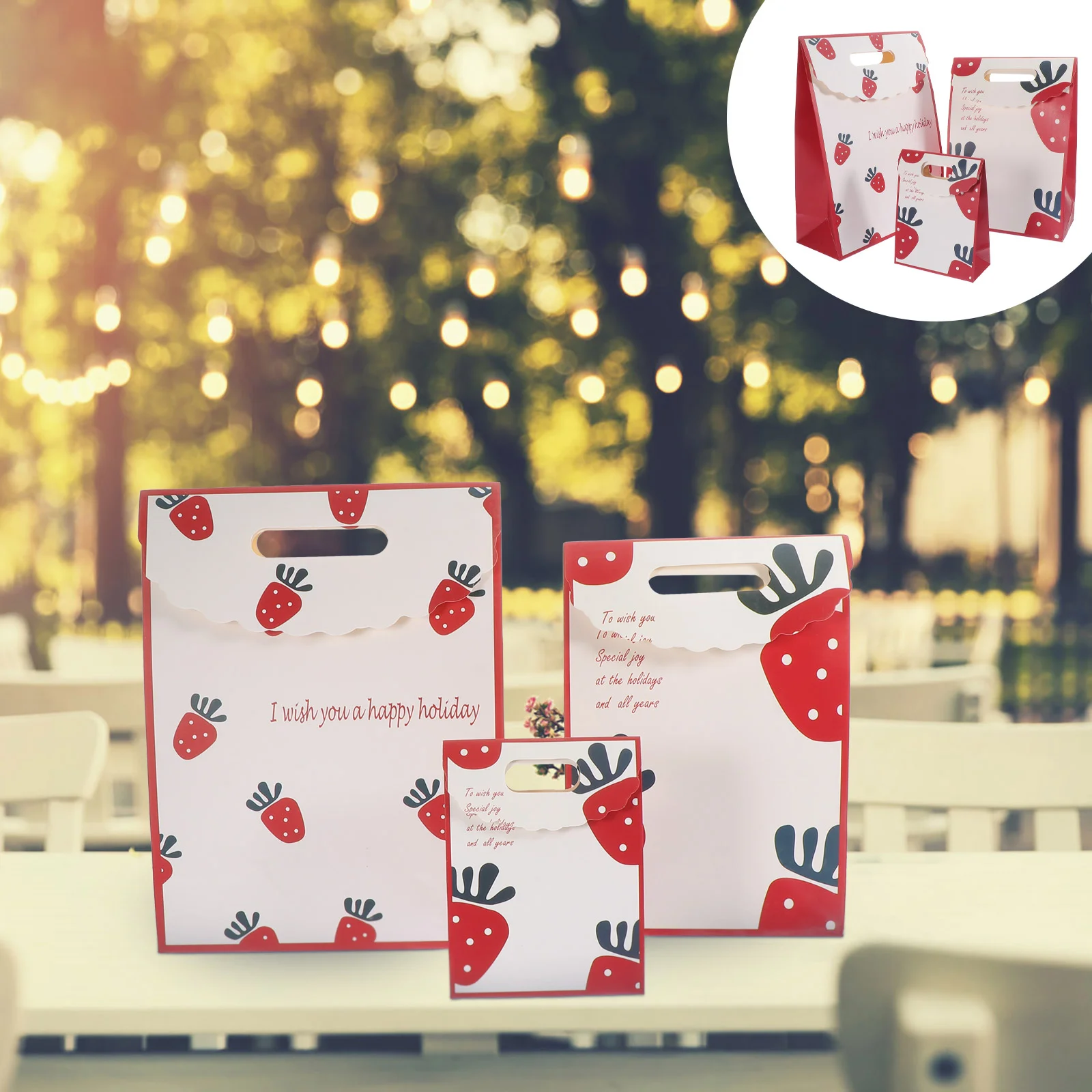 

Gift Present Wrapping Candy Handbags Pouches Goodie Stand Party Birthday Wife Festival Packaging Cookie Heart Souvenir