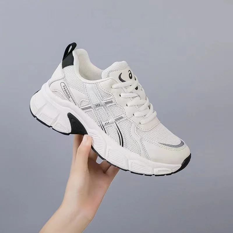 

2023 Fashion Women Sneakers Platform Casual Shoes For Women Tennis Sport Shoes Brand Running Shoes Mesh Breathable Basket Femme