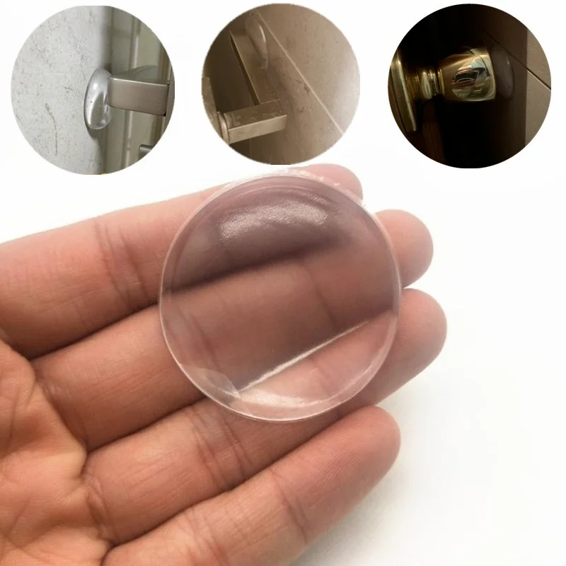

6 шт., прозрачные мягкие силиконовые накладки на дверную ручку
