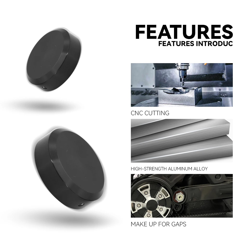 

NEW Motorcycle Upper Fork Stem Covers Black For Harley Nightster 975 RH975 Nightster975 S 2022 2023