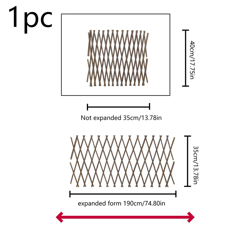 1 шт. декоративный забор из Искусственного Дерева подходит для сада двора фермы