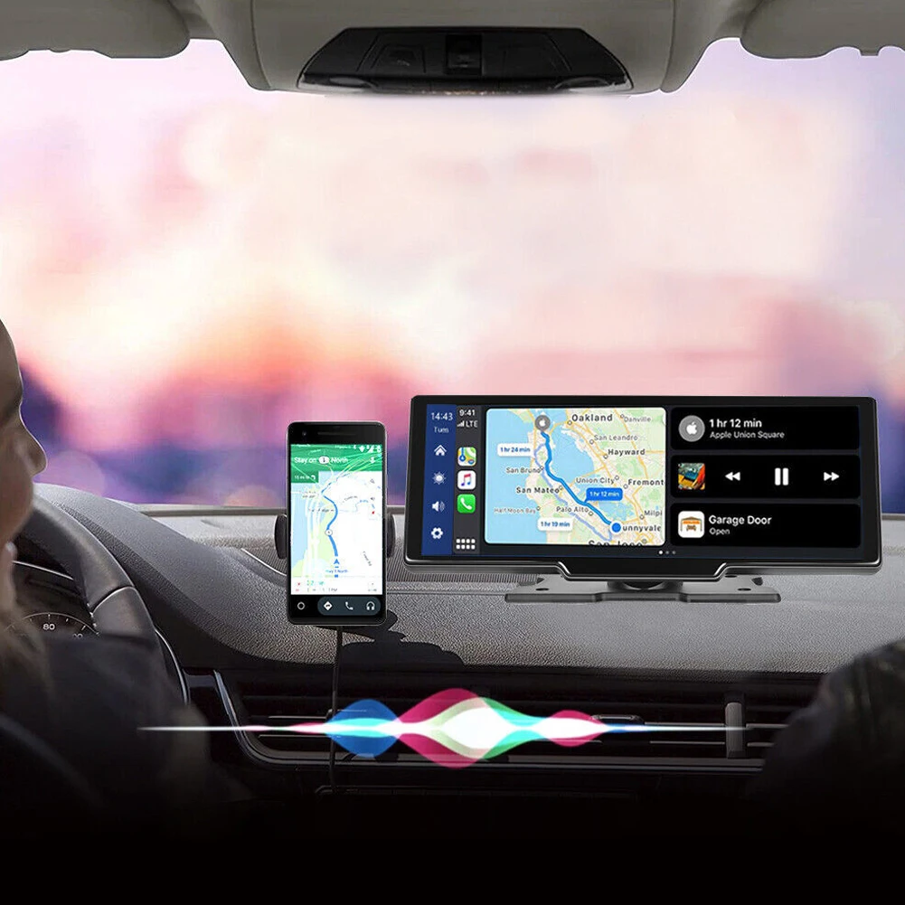 10 26-дюймовый сенсорный экран беспроводной Carplay Android автомобильный мультимедийный