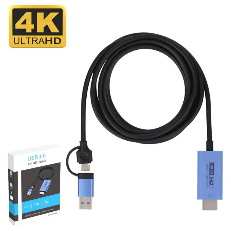 

Кабель-переходник RYRA с USB Type-C на 4K HDMI, USB Type C 3,1