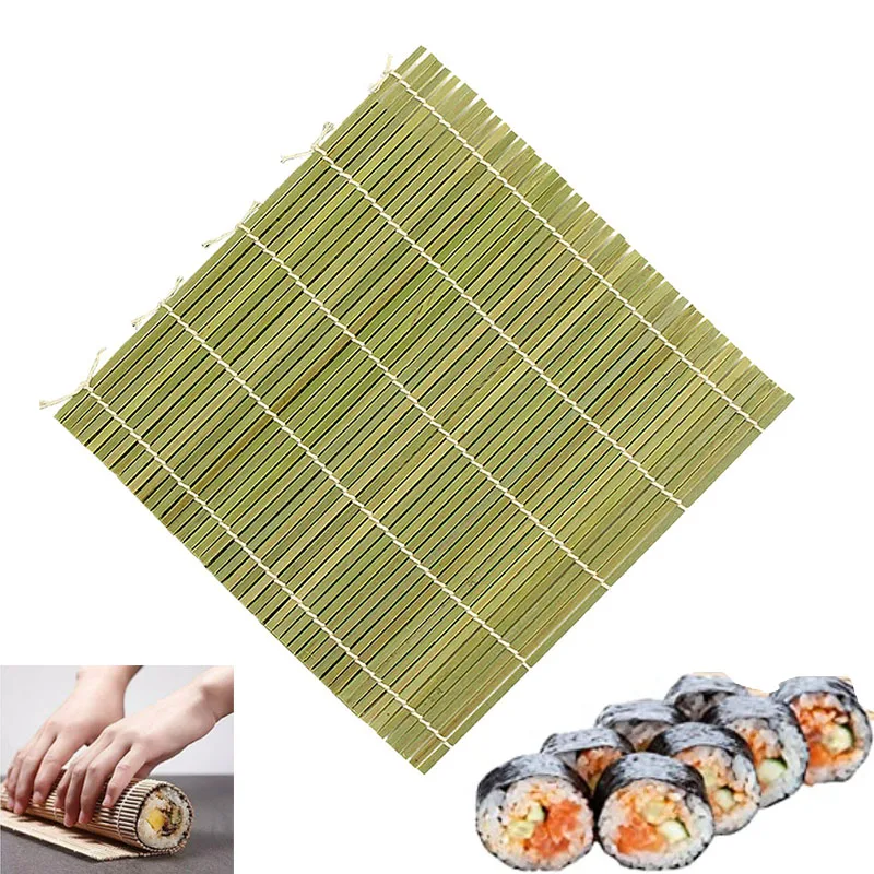 

Sushi Rolling Roller Bamboo DIY Sushi Mat Onigiri Rice Roller Hand Maker Sushi Tools Kitchen Japanese Food Beto Accessories