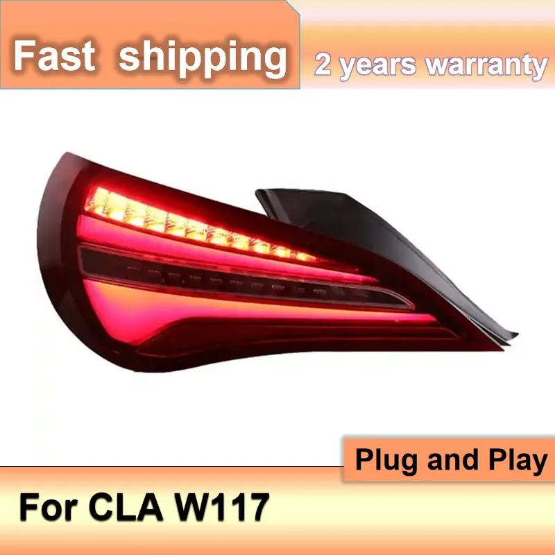 Автомобильные аксессуары для Mercedes Benz CLA Tail светильник 2014-2019 W117 задние фонари CLA180