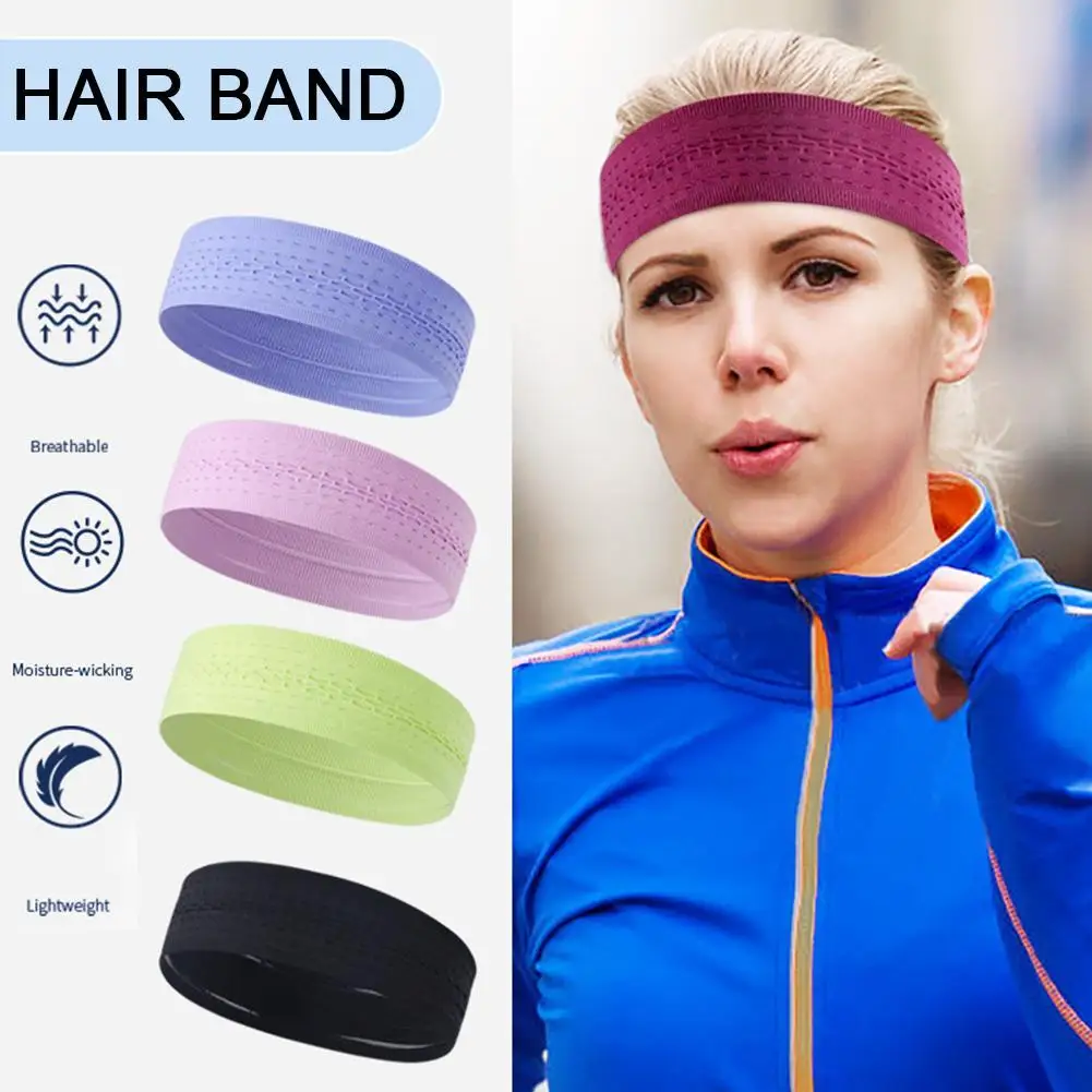 

1/5Pcs Elastic Yoga Headband Sport Sweatband Women/Men Sport Running Hair Band Outdoor Gym Sport Bandage