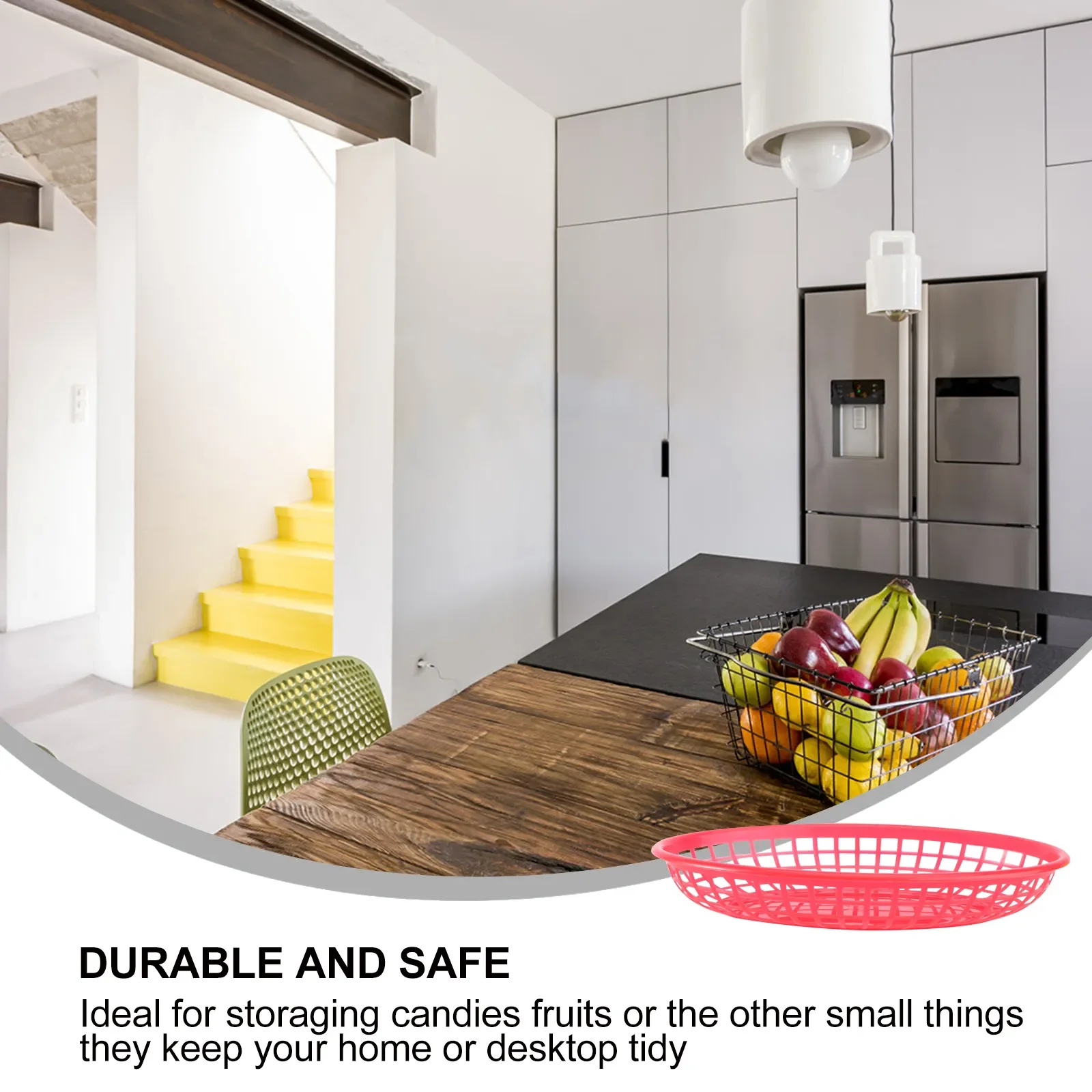 

32 шт., красная корзина для хранения фруктов