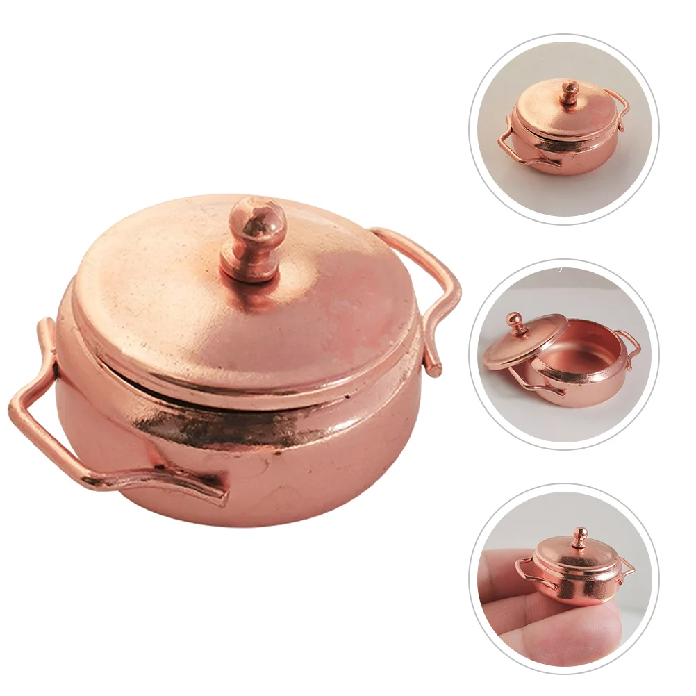 

Accessories Miniature Pot Kids Simulation Pots House Cookwares Model Children
