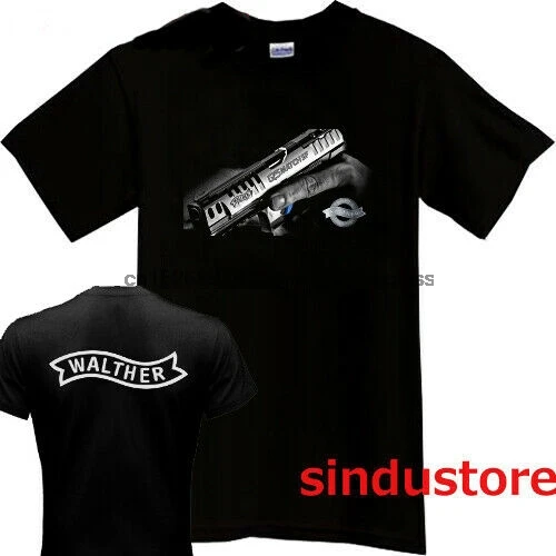 

Waltherr The Walthers Pp Polizeipistole Germany Firearms Guns 2 Sides T-Shirt