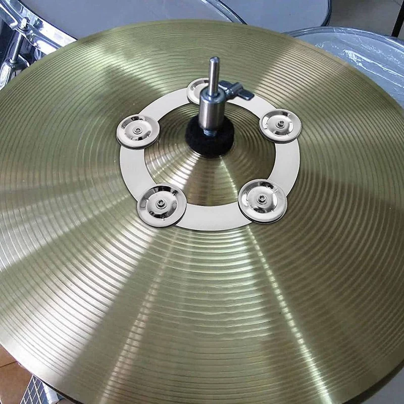 Барабанные тарелки Барабан Hi Hat Бубен Стальные колокольчики Перкуссия Джаз