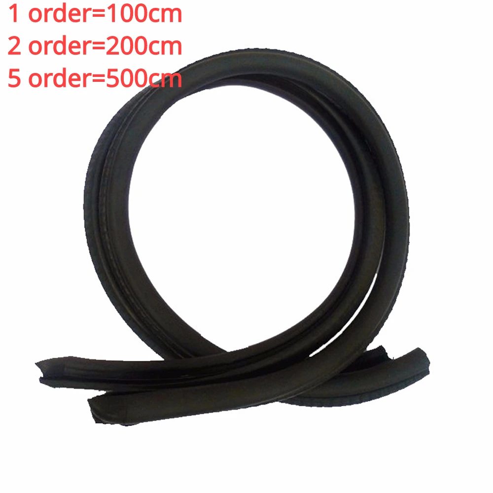 

1 order=100cm,Car Door Rubber Seal Strips Auto Double Layer Sealing Stickers Door Trunk Sound Insulation Weatherstrip Interior