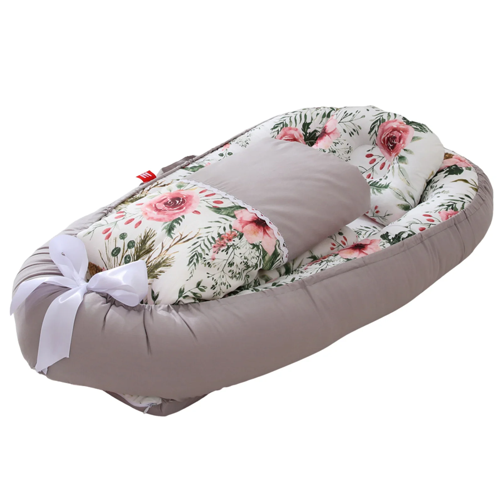 

Soft Baby Bed With Pillow And Quilt Sheet Removable Fitted Sheet Baby Changing Pad Cover For Newborn Lounger Bionic Bed Crib