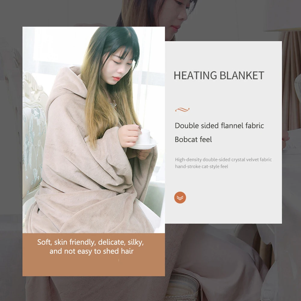 

Зимние теплые электрические шали USB/Type-C, моющиеся подушечки для тела, мягкая фланелевая Подушка с подогревом для физиотерапии, для дивана, к...