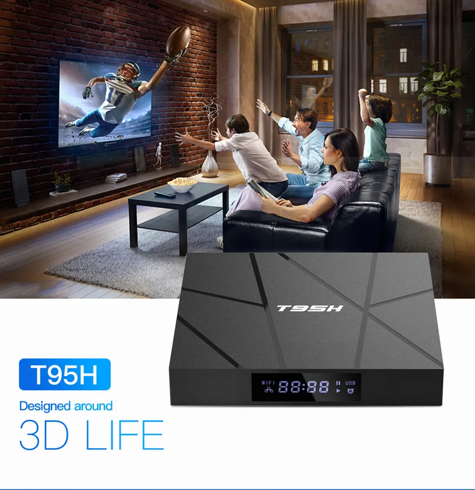 

T95H TV Box 4K Allwinner H616 Android 10.0 32G 64G WIFI Mali-G31 Streaming Media Player IPTV Subscriptions