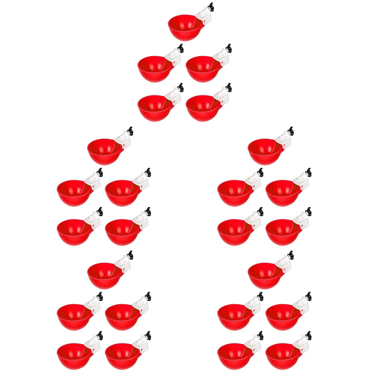 

25 Poultry Watering Cups Poultry Feeder Automatic Chicken Watering System Automatic Chicken Feeder for Chick