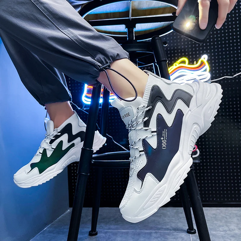 

Оригинальные мужские кроссовки на каблуке, быстросохнущая обувь, мужские чулки, обувь для бега, мужские брендовые Мокасины 2022, цветные тенн...