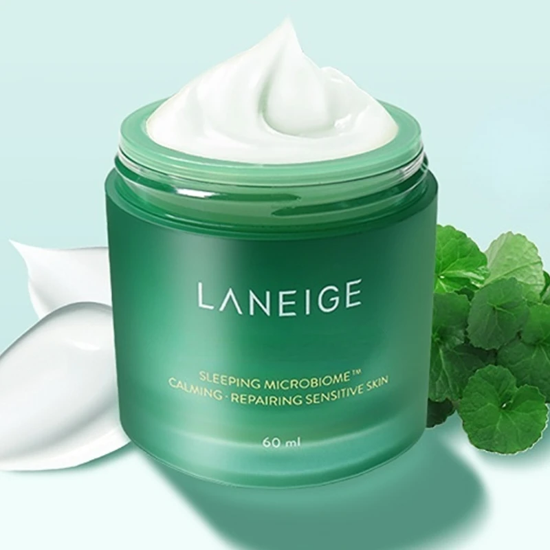 Успокаивающая маска для сна Laneige, 60 мл, ночной успокаивающий Восстанавливающий увлажняющий и Осветляющий тон кожи