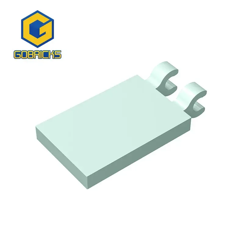 Gobrick 1 шт. MOC 2x3 с 2 зажимами кирпичи совместимые моделями 30350 детали конструктора