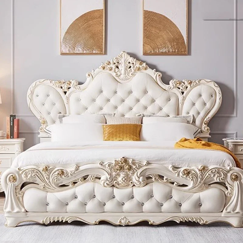 Дизайнерская кровать для девочек современная красота европейская простая