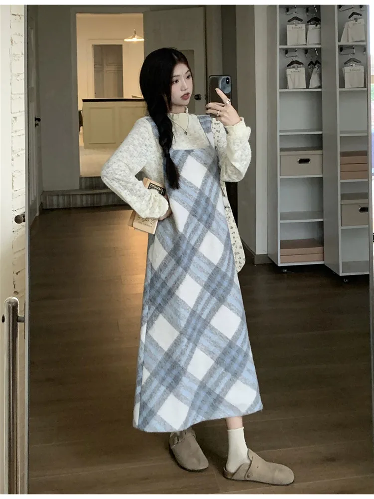 Модный новый осенний Женский комплект из 2 предметов со стоячим воротником