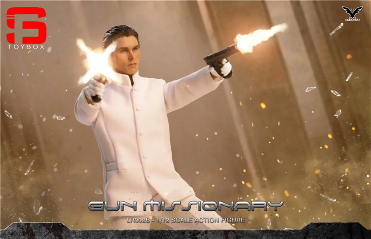 В наличии BROTOYS LR002 1/12 Doomsday of Judgment Gunfight Preacher Фигурка 6 дюймов Мужской солдат