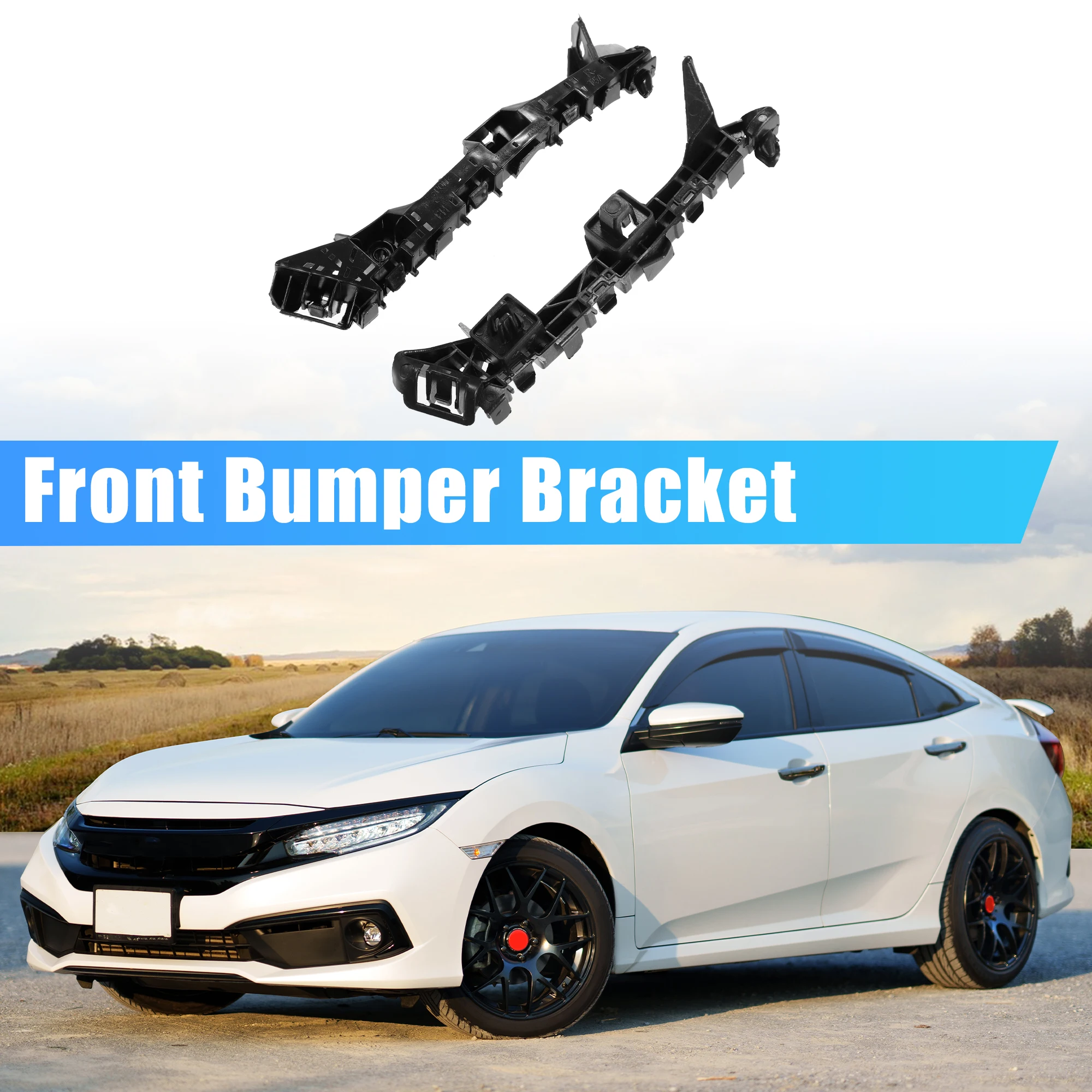 X Autohaux 1 пара кронштейнов для переднего бампера Honda Fit 2015 2016 2017 2018 2019 71193-T5A-000 71198-T5A-000