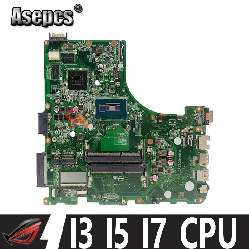 

E5-471G DA0ZQ0MB6E0 ZQ0 motherboard for ACER E5-471 E5-471G V3-472P Laptop motherboard mainboard GT820M GT840M GPU I3 I5 I7 CPU