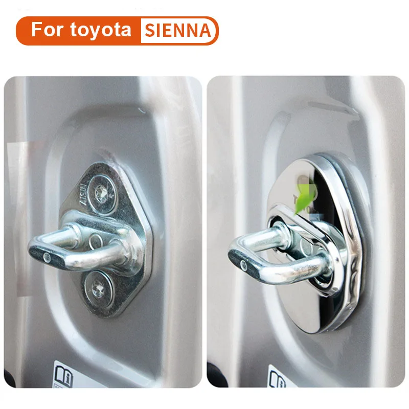 Крышка дверного замка для Toyota Sienna 2021 2022 защита от ржавчины аксессуары