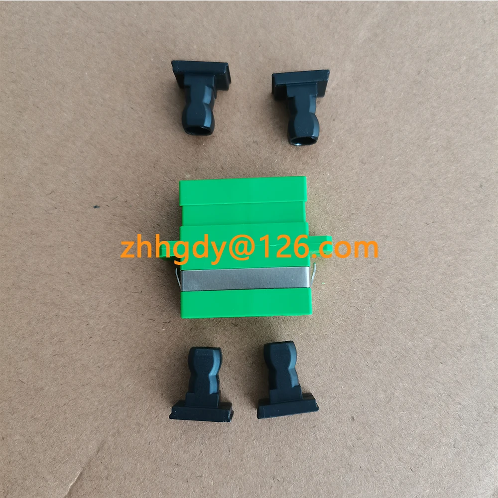 SC/APC OM3 Optic Fiber Flange Single Mode Duplex Telecom SC Optic Fiber Coupler Adapter Connector Free Shipping