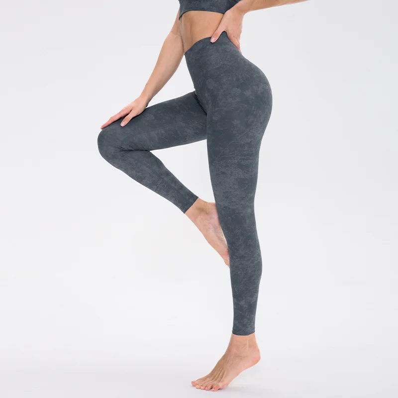 

Women's Seamless Sports Leggings High Waist Yoga Pants Printing No Embarrassed Line Butt Lifting High Elastic Fitness Trousers