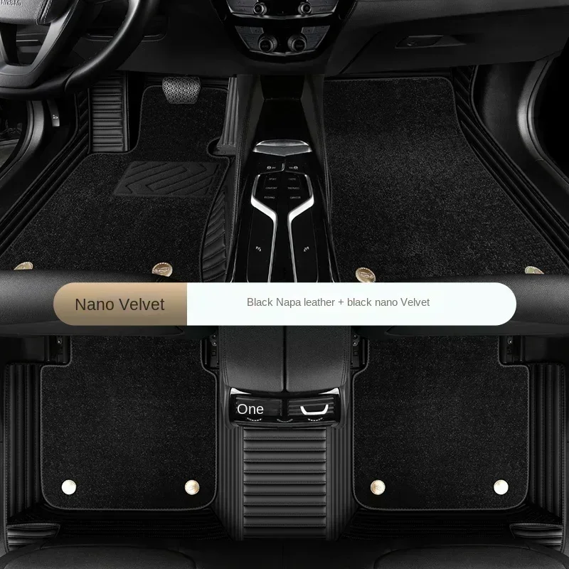 

Из искусственной кожи + нанобархатный напольный коврик для BMW X6 E71 2008-2014 F16 G06 X7 G07, 6 сидений, 7 сидений, аксессуары для интерьера