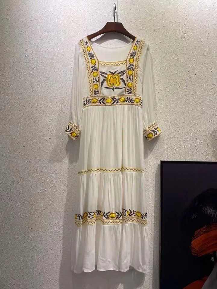 

Высокое качество zc234 Новинка модное женское весеннее платье 2022 роскошное платье в европейском стиле для вечеринки