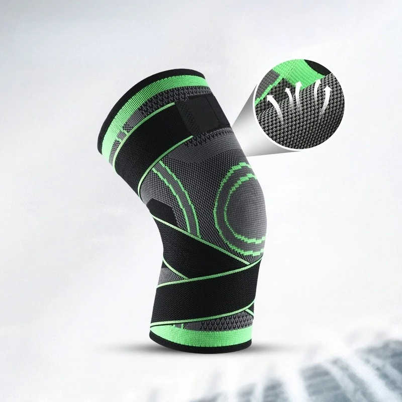 1 Piece Sports Fitness Knee Pads Support Bandage Braces Elastic Nylon Sport Compression Sleeve for Basketball Running |