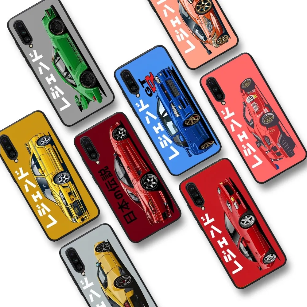 

Japan JDM Sports Cars Comic Phone Case For Xiaomi Mi 5X 8 9 10 11 12 lite pro 10T PocoX3pro PocoM3 Note 10 pro lite