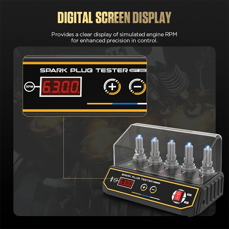 Новейший тестер свечей зажигания автомобиля тестеры 220 В 110 автомобильный