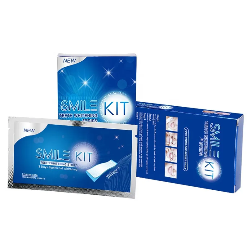 

7/14Pair Mint Flavor Teeth Whitening Strips Dental Oral Hygiene Remove Teeth Stains Teeth Whitening Teeth Stickers