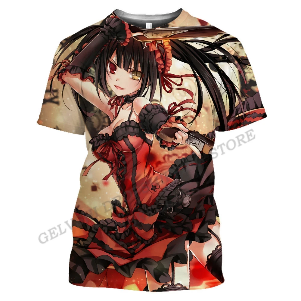 Футболка Мужская/женская оверсайз с 3D-принтом Date A Live