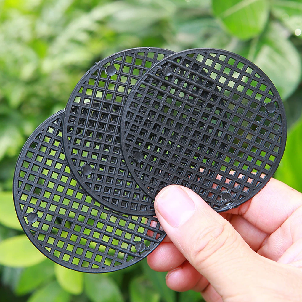 

Flower Pot Hole Mesh Pad 7 5 10 12cm Diameter Bonsai Bottom Mat Leakage-proof Drainage Net for Garden Hole Yard 10cm