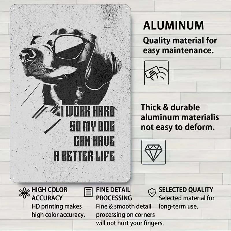 Металлический знак &quotЗабавный такса граффити&quot